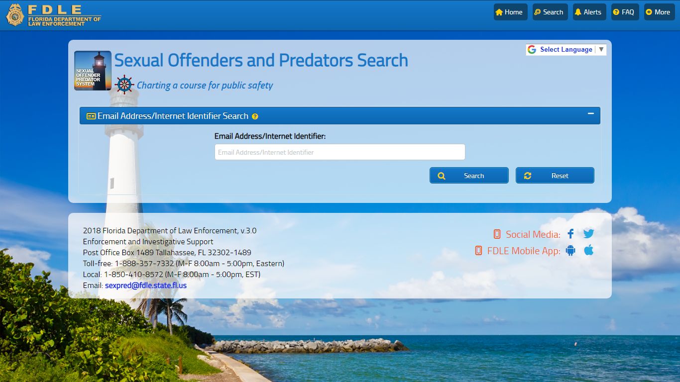 FDLE - Sexual Offender and Predator System